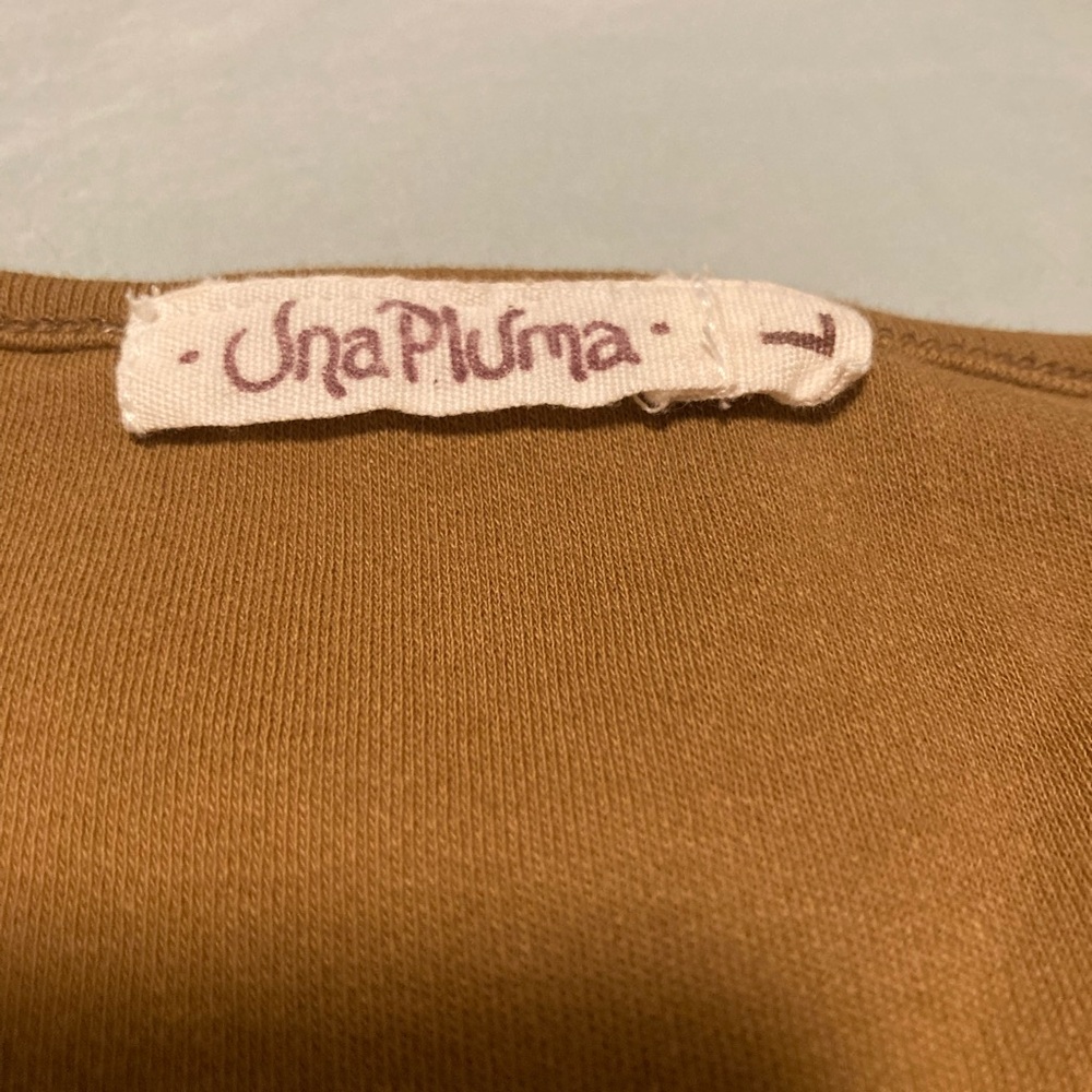Una Pluma Long Sleeve Mini Dress - Picture 7 of 8